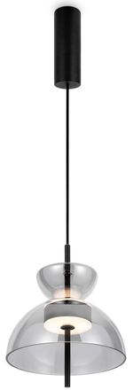 Maytoni Led Design Pendellampe Bangkok &oslash; 25 cm, Grau