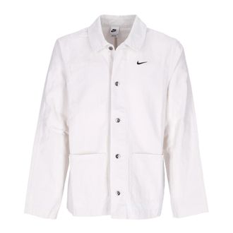 Nike Unlined Chore Coat Jacket - Heren - Trainingsjackets - Wit - XL - Katoen - Fitness