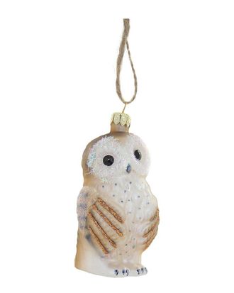 Cody Foster & Co. Handmade Bashful Owl Christmas Ornament