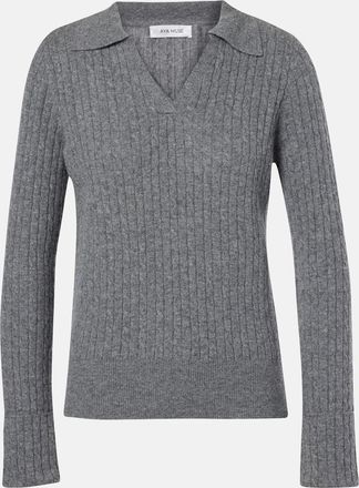 Aya Muse Gaia cashmere polo sweater