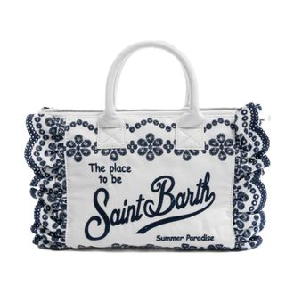 MC2 Saint Barth Tote Bags, female, White, Size: ONE SIZE Colette Volant N Hand Bag