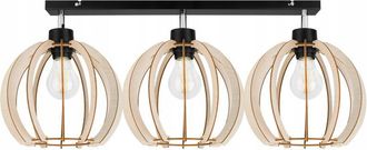 OEM L&aacute;mpara De Techo Colgante Led Moderna De Madera