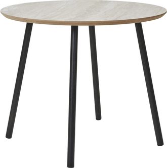 House Nordic Beistelltisch »Aalst 55 x 45 cm Braun/Schwarz«