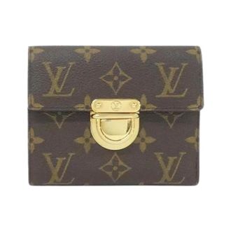 Louis Vuitton Pre-owned Tri-fold Portemonnee - Dames - Pre-owned - Bruin - Maat: ONE Size