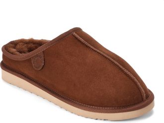 Dearfoams Fireside By Dearfoams Mens Grafton Genuine Shearling Clog
