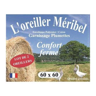 Les Tendances Dodo Lote De 2 Almohadas Meribel Plumas 60x60cm