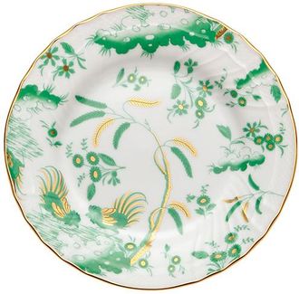 Ginori 1735 Flat Bread Plate Oro Di Doccia Giada, Vecchio Ginori Shape