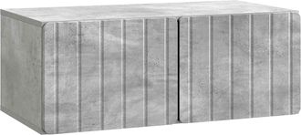 vidaXL Mueble De Tv De Pared 78,5 X 41 X 30 Cm Gris Hormig&oacute;n Vidaxl