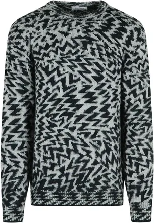 Laneus Rondgebreide kleding - Heren - Ronde hals truien - Veelkleurig - M - Wol - Truien & Vesten