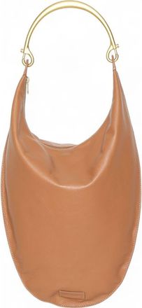 Walter Baker Luna Frame Handle Leather Hobo Bag in Camel at Nordstrom Rack