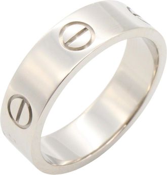 Cartier Silver White Gold (18K) Band Ring (Pre-Owned)
