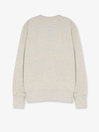 Isabel Marant Womens Sweatshirt Rise Beige Organic Cotton Sweatshirts Sweater