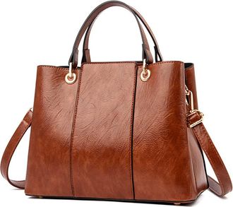 Generic Large Purses and Handbags for Women Top Handle Satchel Crossbody Bag Fashion Ladies Shoulder Bag Tote Purses (Yellow)