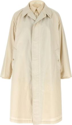 Maison Margiela Jassen, Heren, Beige, L, Katoen, Trenchcoat