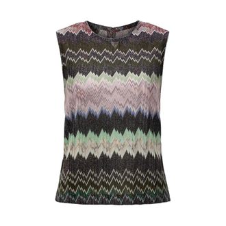 Missoni Sleeveless Tops, female, Multicolor, Size: L Sleeveless Top