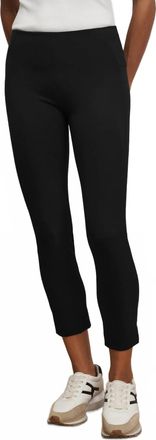 Veronica Beard Scuba Slim-Fit Pant In Black
