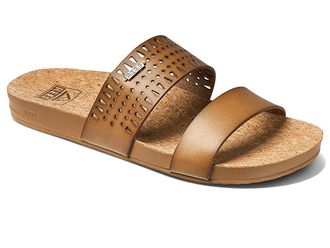 Reef Cushion Vista Perf Womens Shoes Coffee : 7.5 B - Medium, Textile