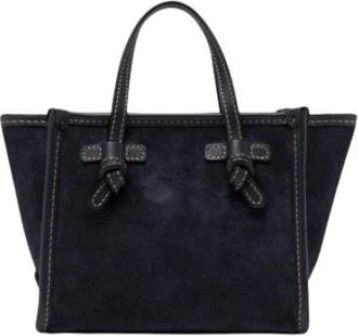 Gianni Chiarini Miss Marcella Tote Bag - Dames - Shoppers - Blauw - ONE Size - Leer - Tassen