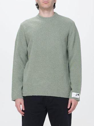 Golden Goose Maglia girocollo in pura lana vergine con bordi a costine