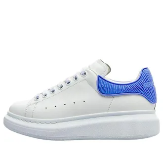 Alexander McQueen (WMNS) Alexander McQueen Oversized Shoes Cream White Electric Blue 718157WICGK8870