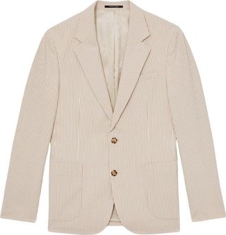 Reiss Bay Notch Seersucker Formal Jacket