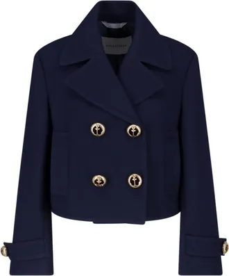 Balenciaga Giacca Caban Cropped