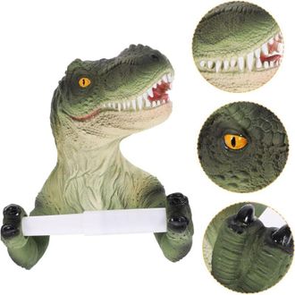OEM Soporte Para Papel Higi&eacute;nico Con Forma De Dinosaurio, Soporte Divertido Para Toallas De Papel, Soporte Para Papel Higi&eacute;nico, Soporte De Pared Para Rol