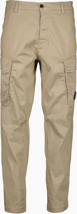 C.P. Company Mens Satin Stretch Lens Cargo Pants - Tan - Size: 32