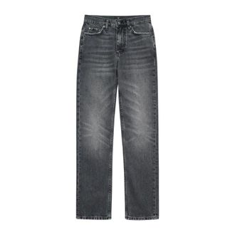 Anine Bing Straight Jeans, female, Gray, Size: W31 Bruno Jean