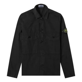 Stone Island Two Pocket Overshirt Black 7415110WN-V0129