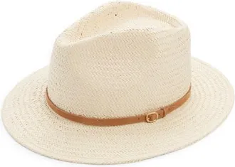Rag & Bone Packable Straw Fedora in Natural at Nordstrom, Size Small/medium