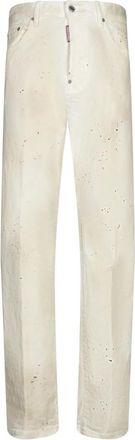 Dsquared2 Jeans - Heren - Regular Fit Jeans - Wit - S - Jeans