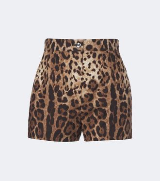 Dolce & Gabbana Shorts de algod&oacute;n estampados