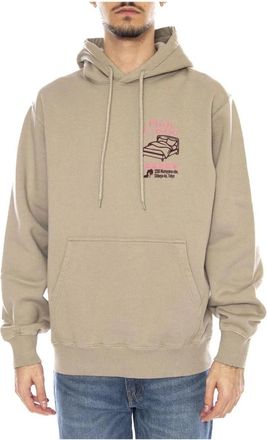 Edwin Laid-Back League Hoodie - Heren - Hoodies - Beige - XL - Katoen - Hoodies & sweatvesten