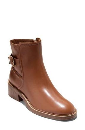 Cole Haan Silvana Buckle Bootie in British Tan Leather at Nordstrom Rack, Size 9.5