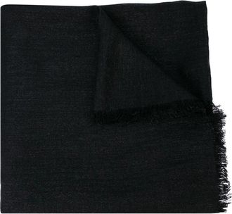 Brunello Cucinelli Cashmere Silk Lurex Sjaal - Dames - Wintersjaals - Zwart - ONE Size - Kasjmier - Accessoires