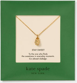Kate Spade New York Gifting Stay Sweet Pendant
