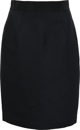 Giambattista Valli Pencil Skirt in Black Wool
