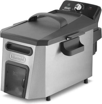 DeLonghi F44510cz Freidora El&eacute;ctrica Semi-profesional Familyfry - Acero Inoxidable