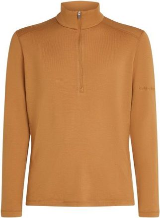 Icebreaker 260 Tech L/S Half Zip Merinounterwäsche für Herren | orange
