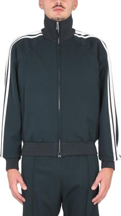 Bottega Veneta Green Mock Collar Jacket