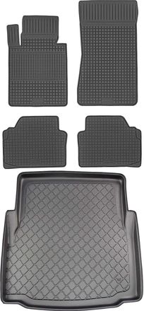 OEM Juego De Alfombrillas De Goma Para Coche Y Alfombrilla Para Maletero Para Bmw Serie 3 E46 Sed&aacute;n (1998-02.2005)