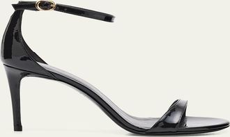 Stuart Weitzman Nudist Ii 75 Patent Leather Sandals