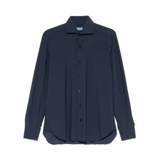 Barba Casual Shirts, male, Blue, Size: 3XL Camicia con bottoni