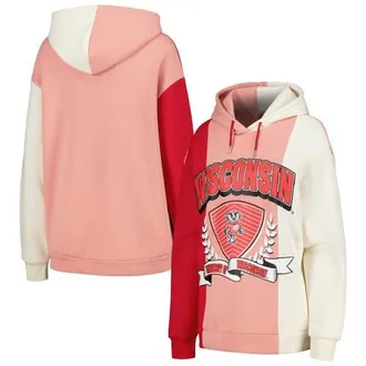 Gameday Couture Womens Gameday Couture Red Wisconsin Badgers Hall of Fame Colorblock Pullover Hoodie at Nordstrom, Size Large