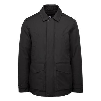 Bomboogie Giacca in twill con colletto - - Jackets - Uomo - Nero - XL