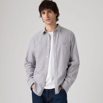 Levi's Battery Housemark Standard Shirt - Mens - 2XL - Grey