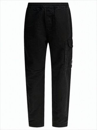 C.P. Company Relaxed Fit Straight Pants With Cargo Pocket Detail