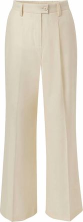 Barbara Lohmann Cashmere Womens Edina Lined Full Length Pant In Off White