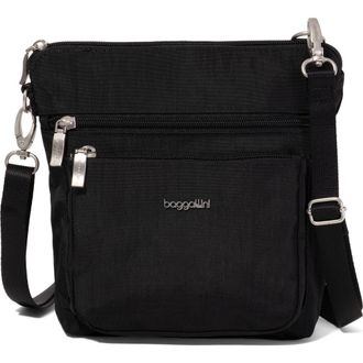 Baggallini Modern Pocket Crossbody EMF Blocking Pocket in Black at Nordstrom